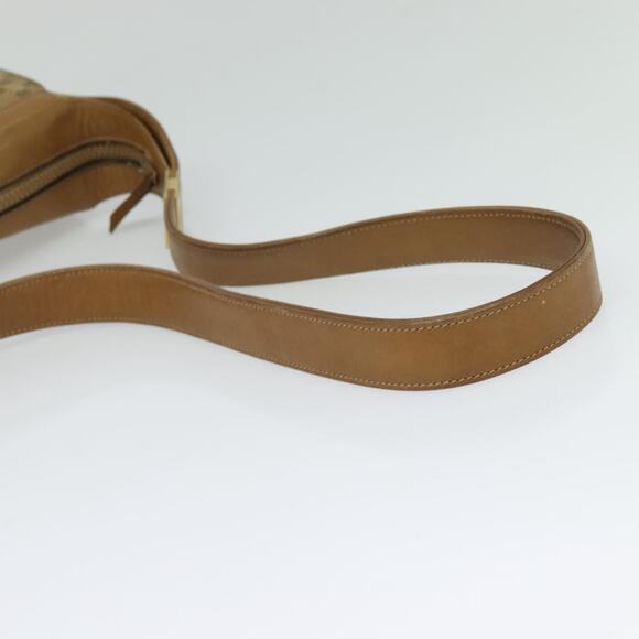 GUCCI Micro GG Canvas Shoulder Bag Beige Gold - Picture 7 of 12